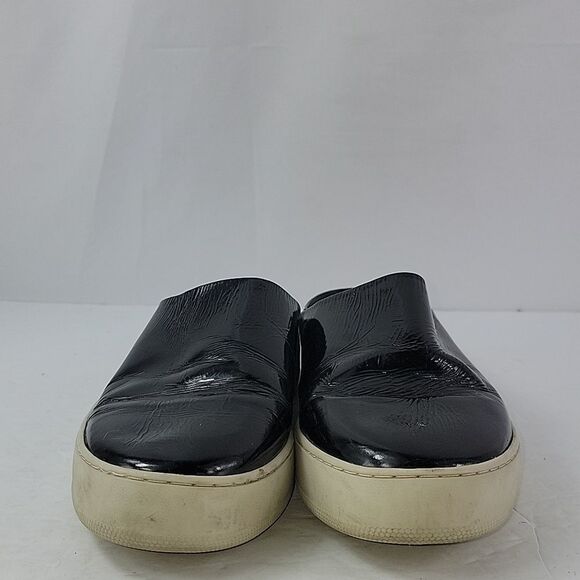 Free People Whynwood Black Patent Leather Slip On Women's Mule - Picture 8 of 14